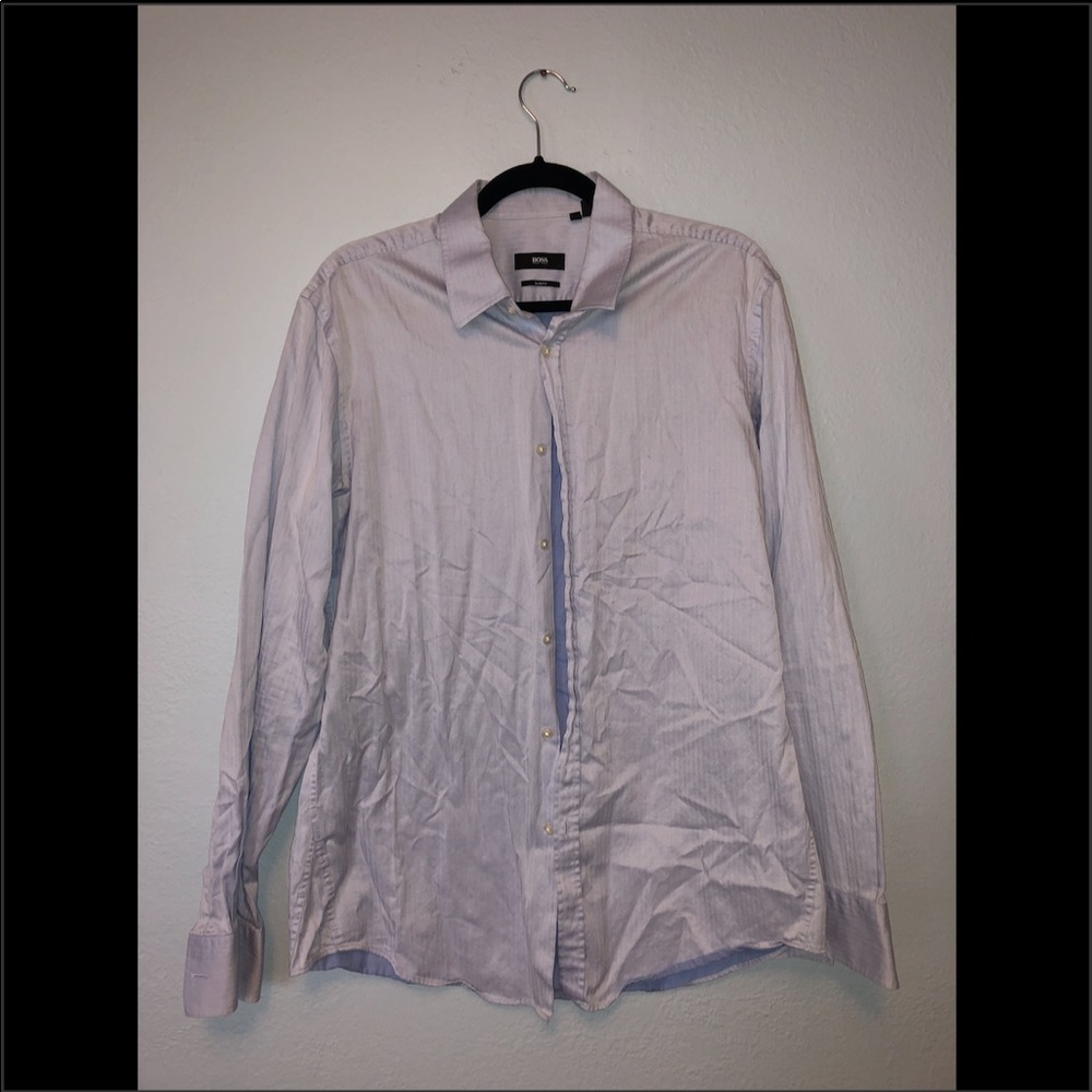 Men’s Blue Dress Shirt